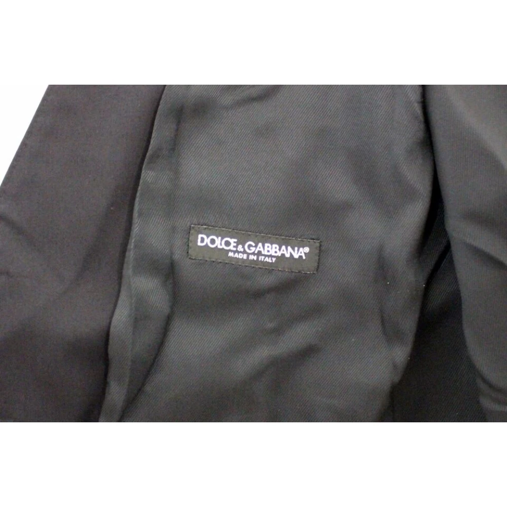 Dolce & Gabbana Blauw Katoen Stretch Jurk Vest Blue Heren
