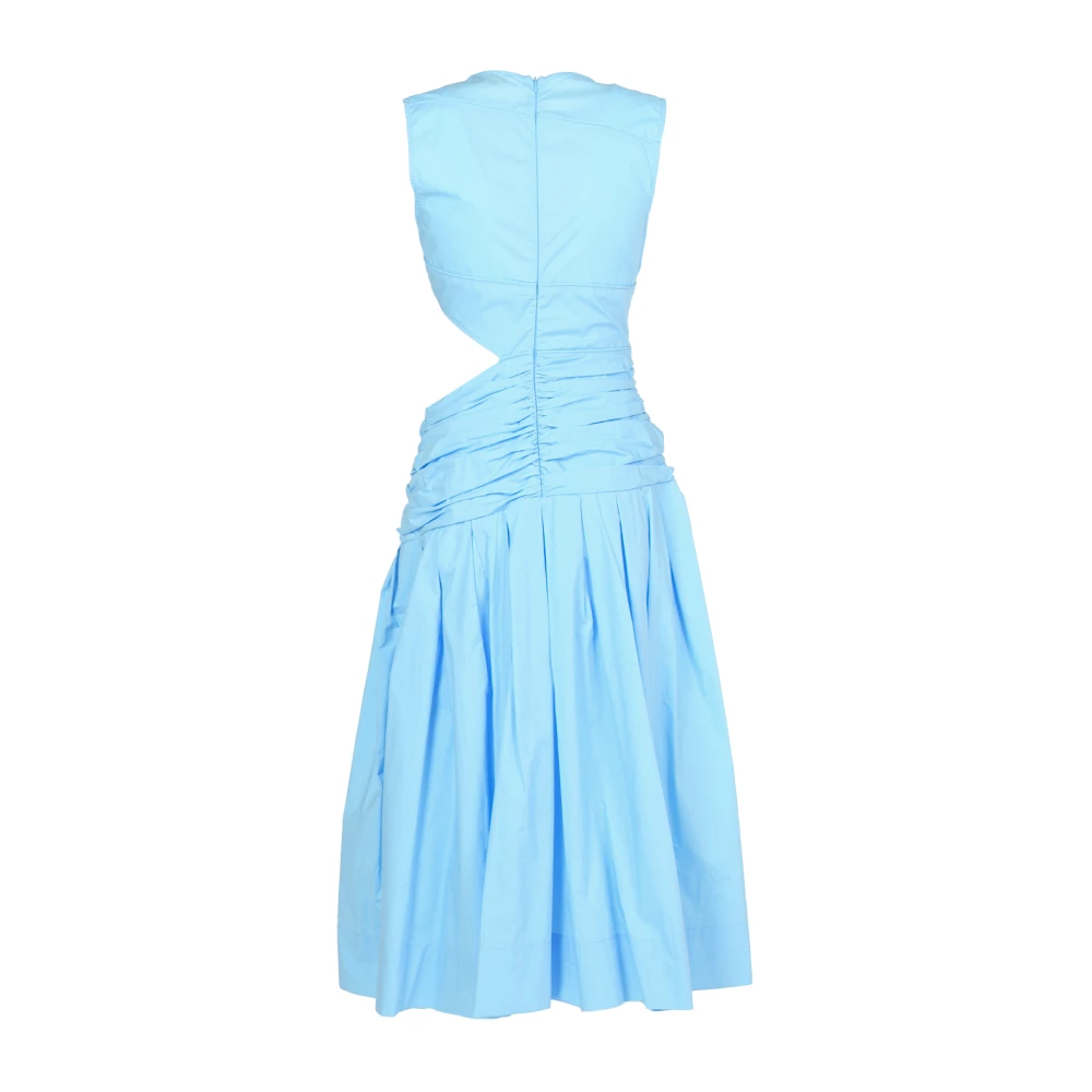 Weili Zheng Blauwe Feestjurk met Uitsnijddetail Blue Dames