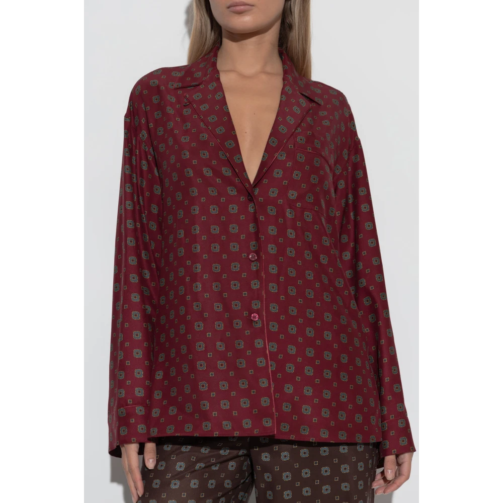 Moschino Pyjama Top Red Dames