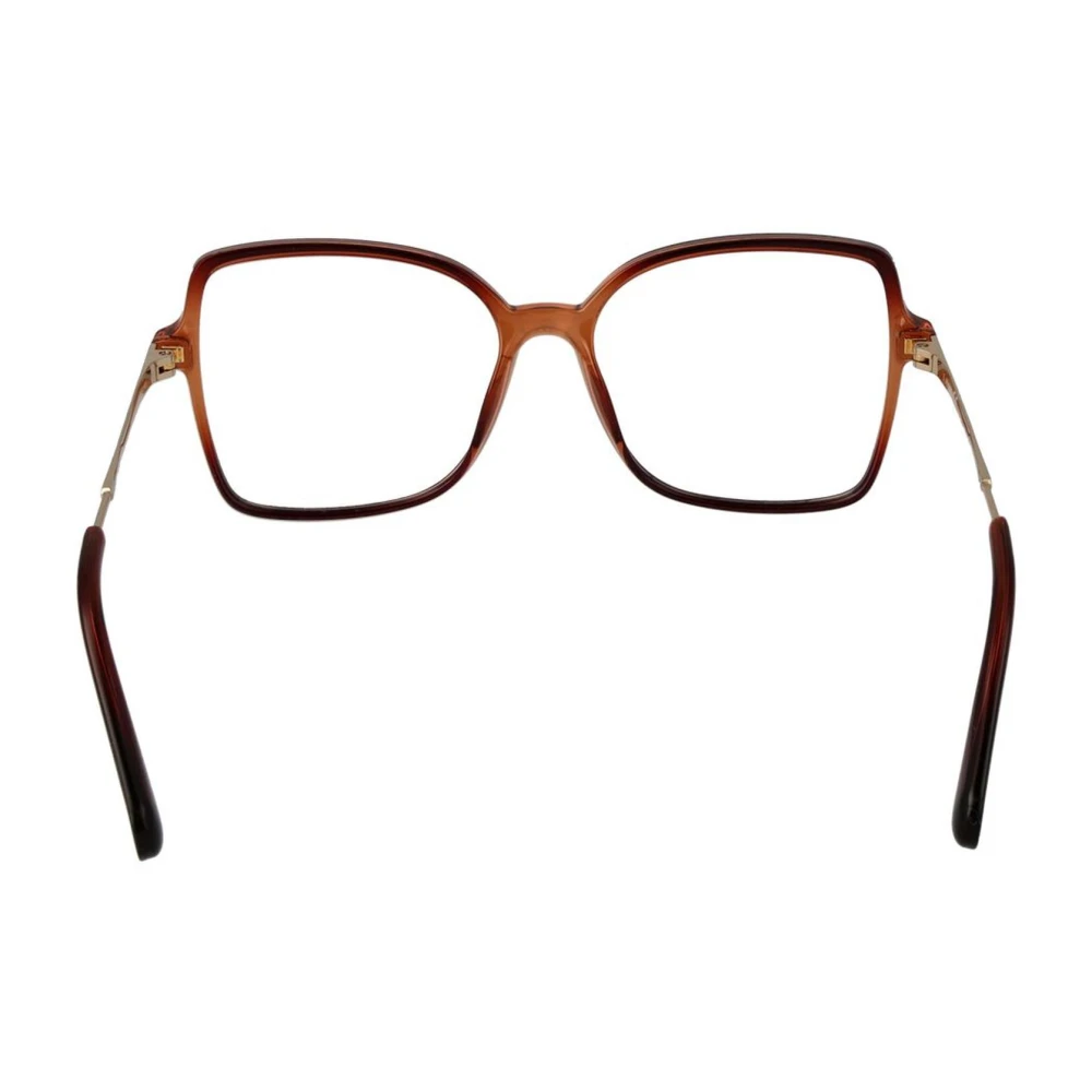 Max & Co Bruine Vierkante Plastic Optische Frames voor Vrouwen Brown Dames