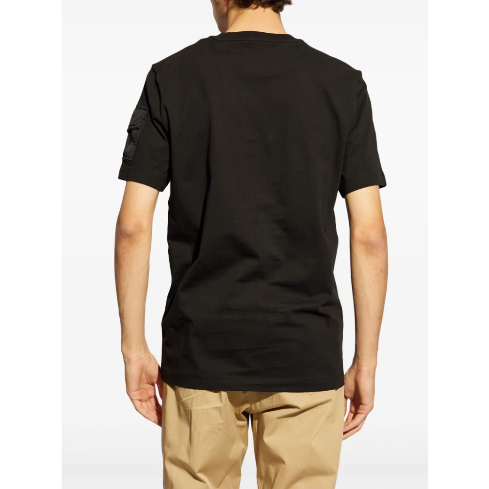 Moncler SS T-shirt in Trendy Stijl Black Heren