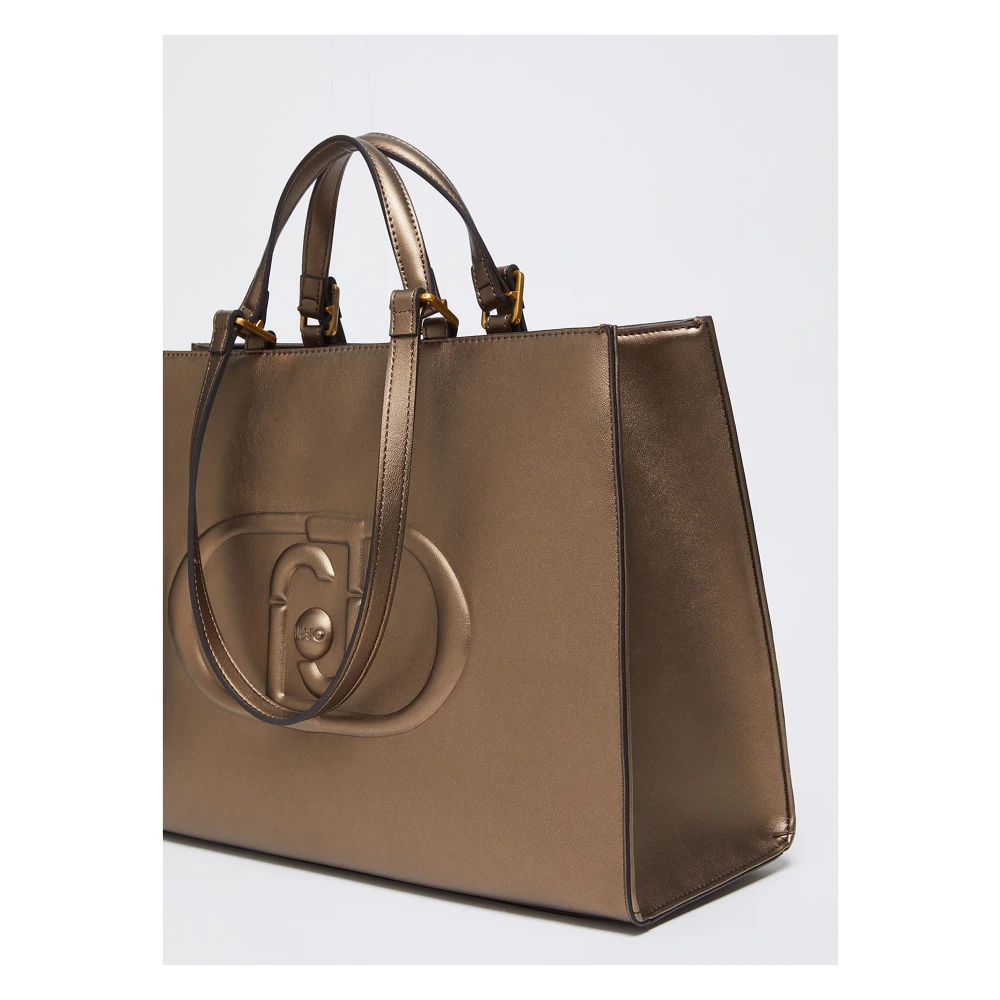 Liu Jo Logo Tote Tas Af4245E0332 Yellow Dames