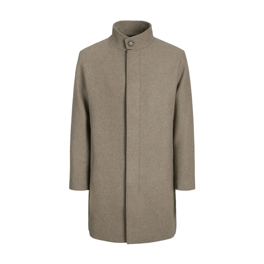 jack & jones Ivoor Wolmix Herenjas Beige Heren