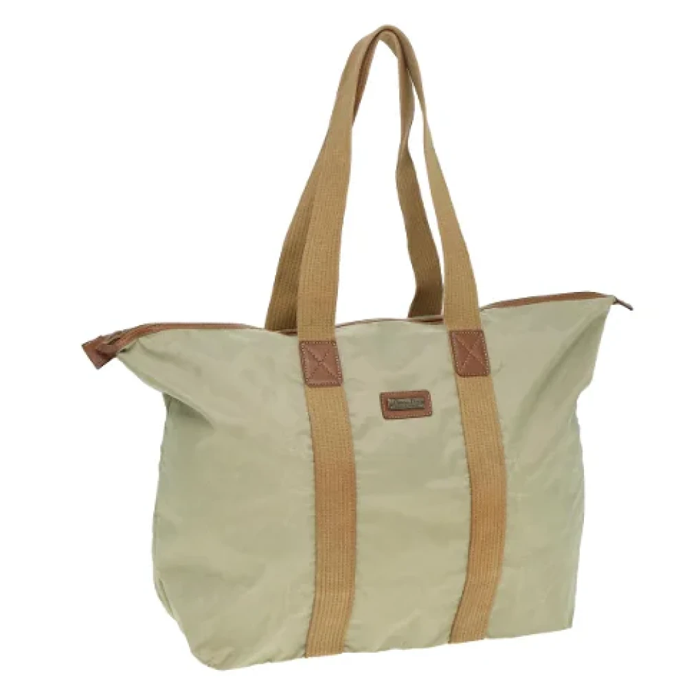 Dior Vintage Pre-owned Nylon totes Beige Dames