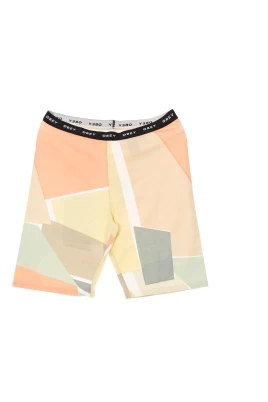 Peach Multi High Waisted Cykelshorts