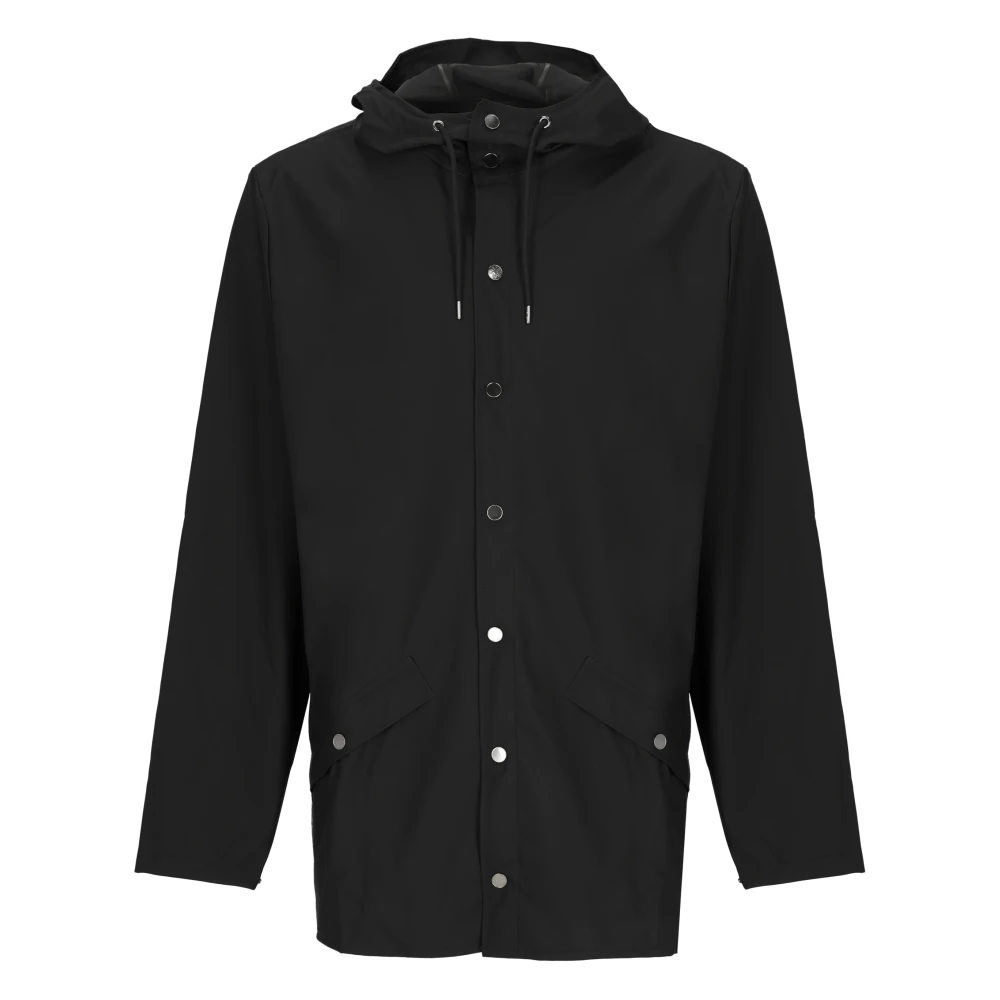 Rains Mannelijk Zwart Jassen Heren, Xl, Polyester, Lange Jas
