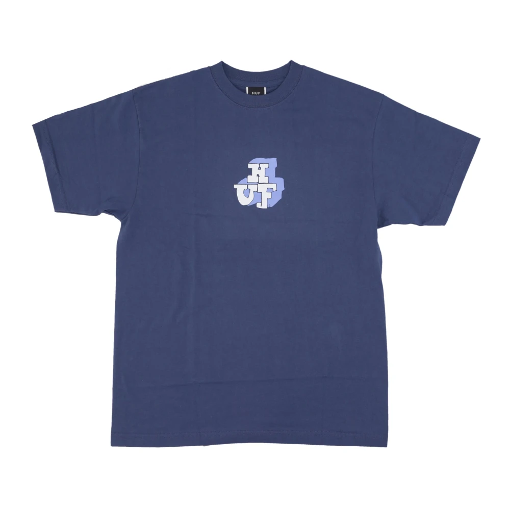 Huf Blue T-Shirts, Male, Xl, Twilight Remix Tee Mens T-Shirt