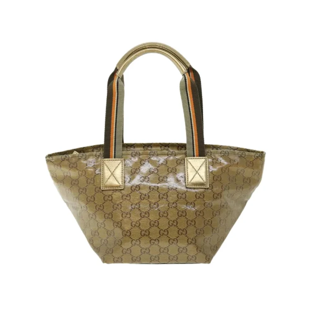 Gucci Vintage Pre-owned Coated canvas gucci-bags Yellow Dames