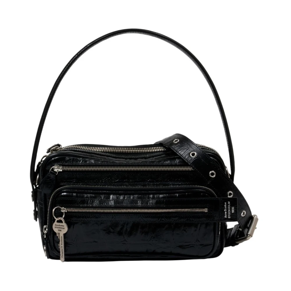 Acne Studios Women's Black Shoulder Bags, One Size, Camero Party Shoulder Bag