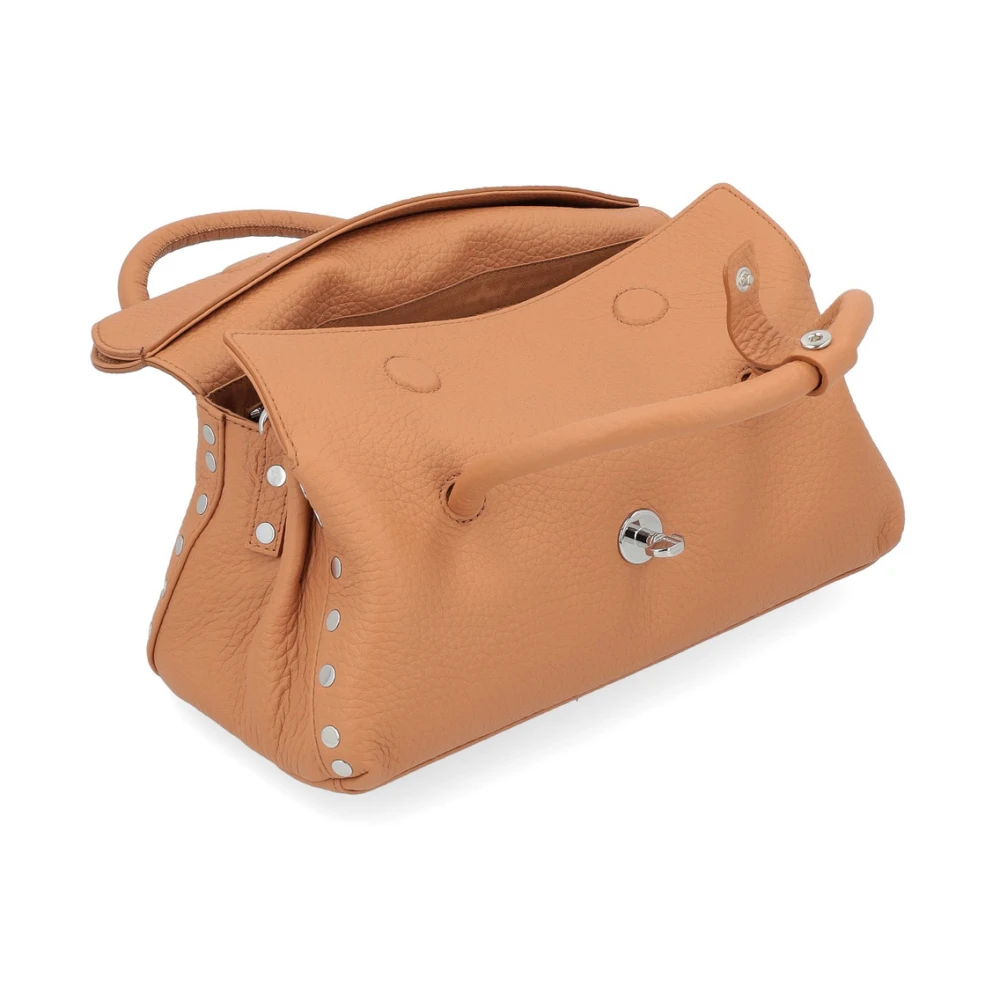 Zanellato Bruin Amaretto Centauro Leren Tas Brown Dames