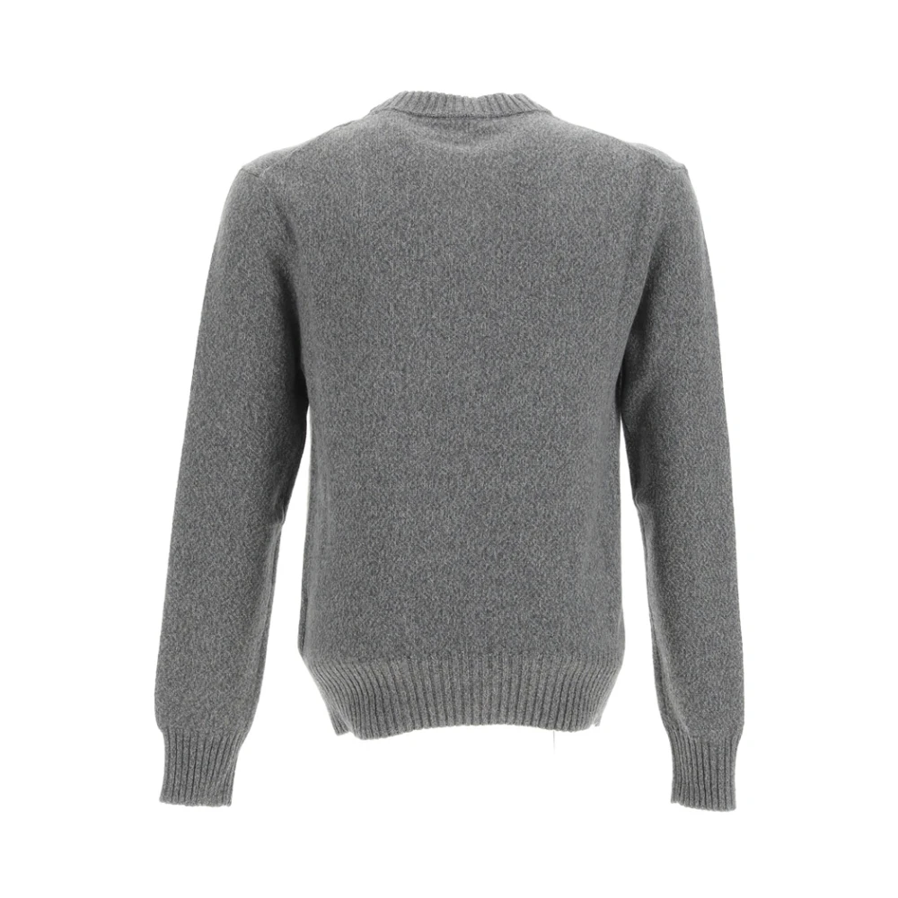 Ami Paris Luxe Crewneck Sweater Gray Heren