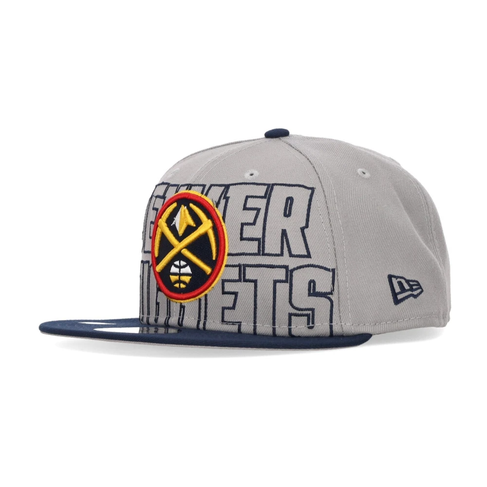 New era Platte Klep Snapback NBA Draft 950 Denver Nuggets Gray Heren