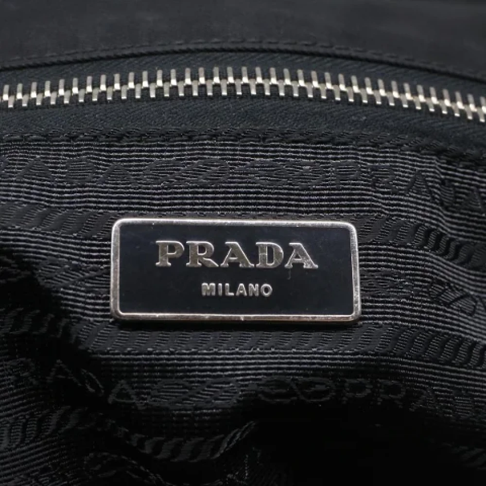 Prada Vintage Pre-owned Fabric totes Black Dames
