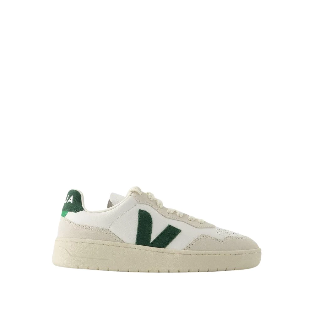 Veja Witte Leren Top Lace Sneakers Heren Schoenen Veelkleurig Multicolor