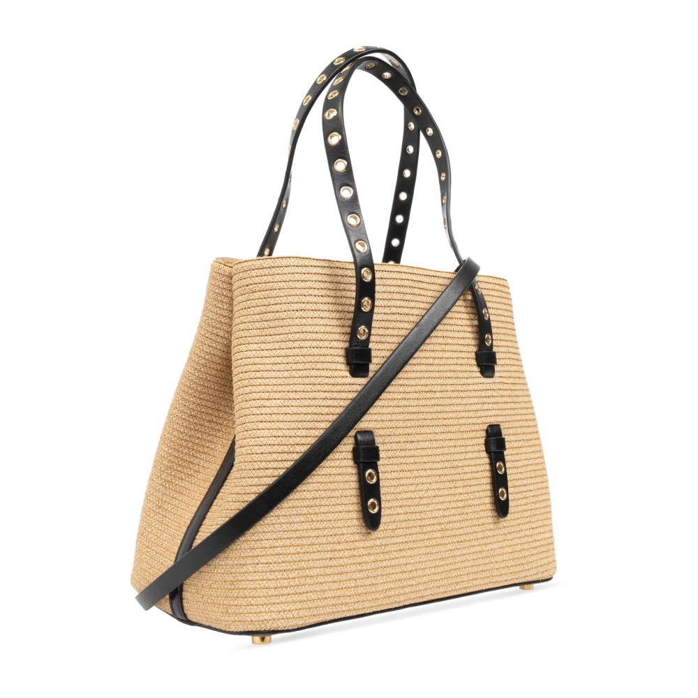 Alaïa Handtas Mina 25 Beige Dames