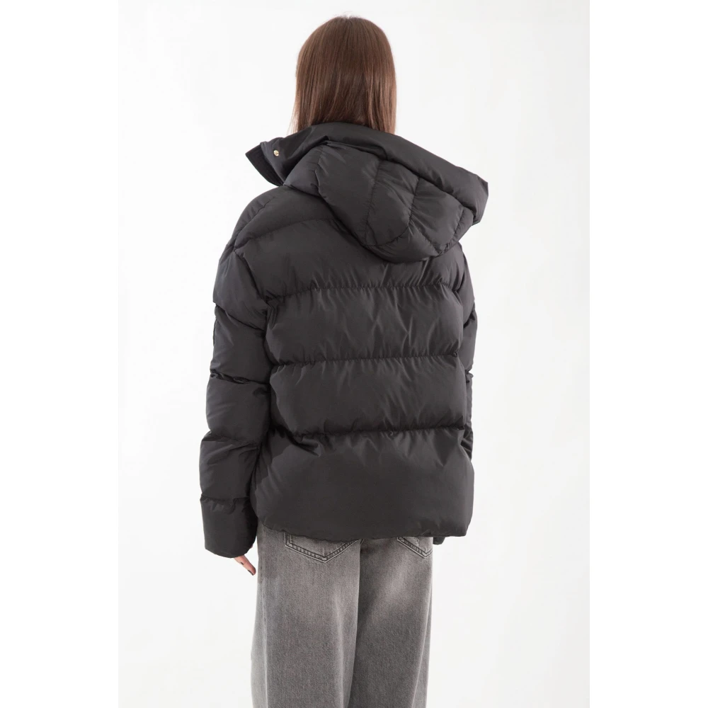 pinko Dons Pufferjas in Giza Stijl Black Dames