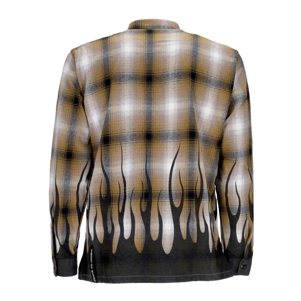 Vision OF Super Flames Lange Mouw Flanellen Overhemd Multicolor Heren