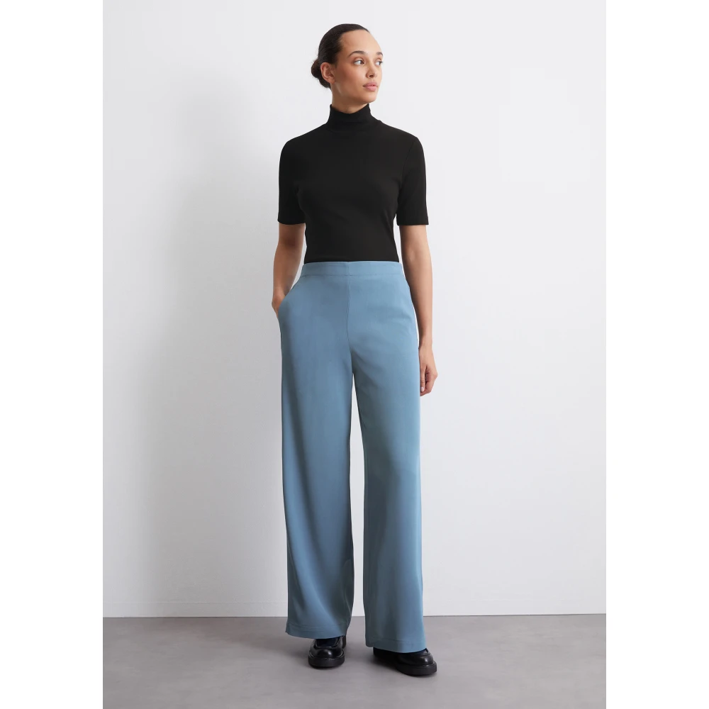 Marc O'Polo Relaxte vlieg broek Blue Dames