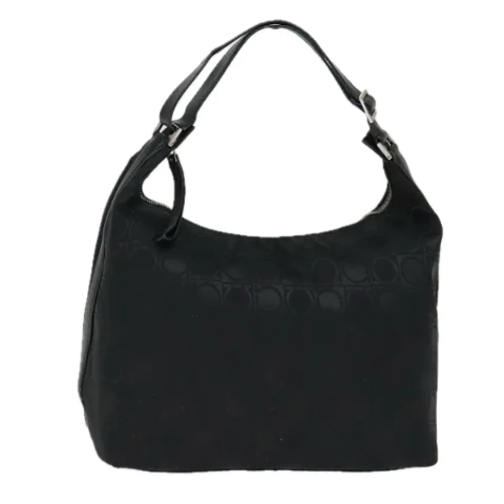Salvatore Ferragamo Pre-owned Nylon handbags Black Dames