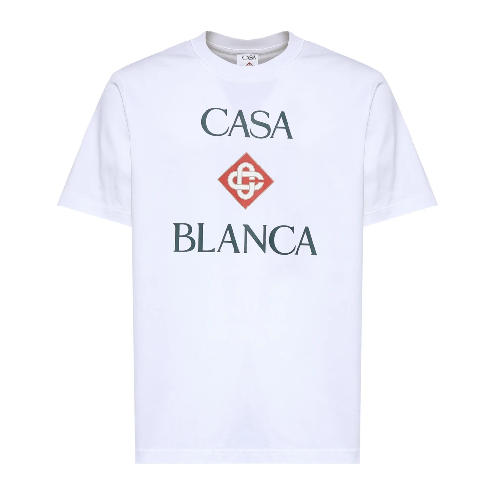 Casablanca T-Shirts - Male - T-Shirts - White - Xl - Tops