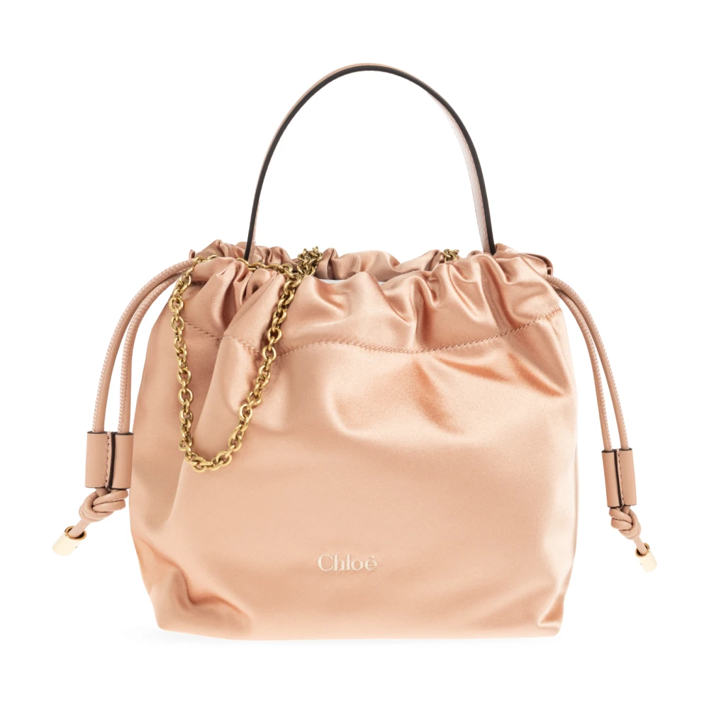 Chloé Women's Pink Bucket Bags, One Size, Icons Mini Handbag