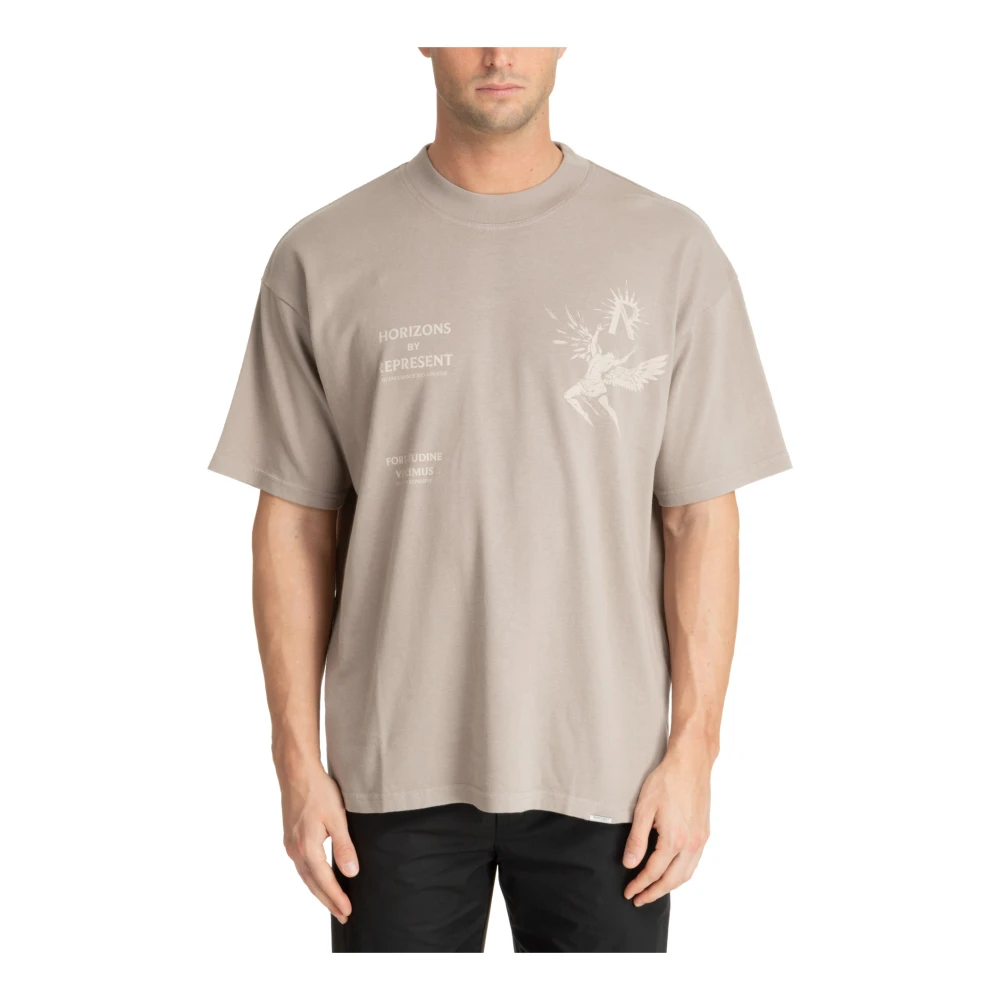 Represent shirts polos Icarus Tshirt Mlm467 476 Beige Heren