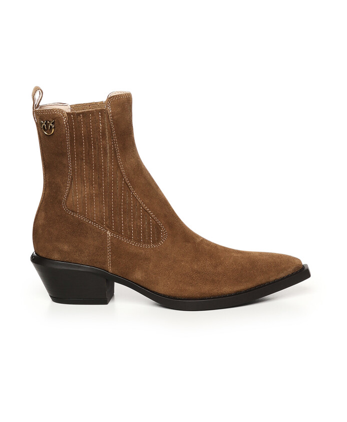 bottines-texanes-marron-en-daim