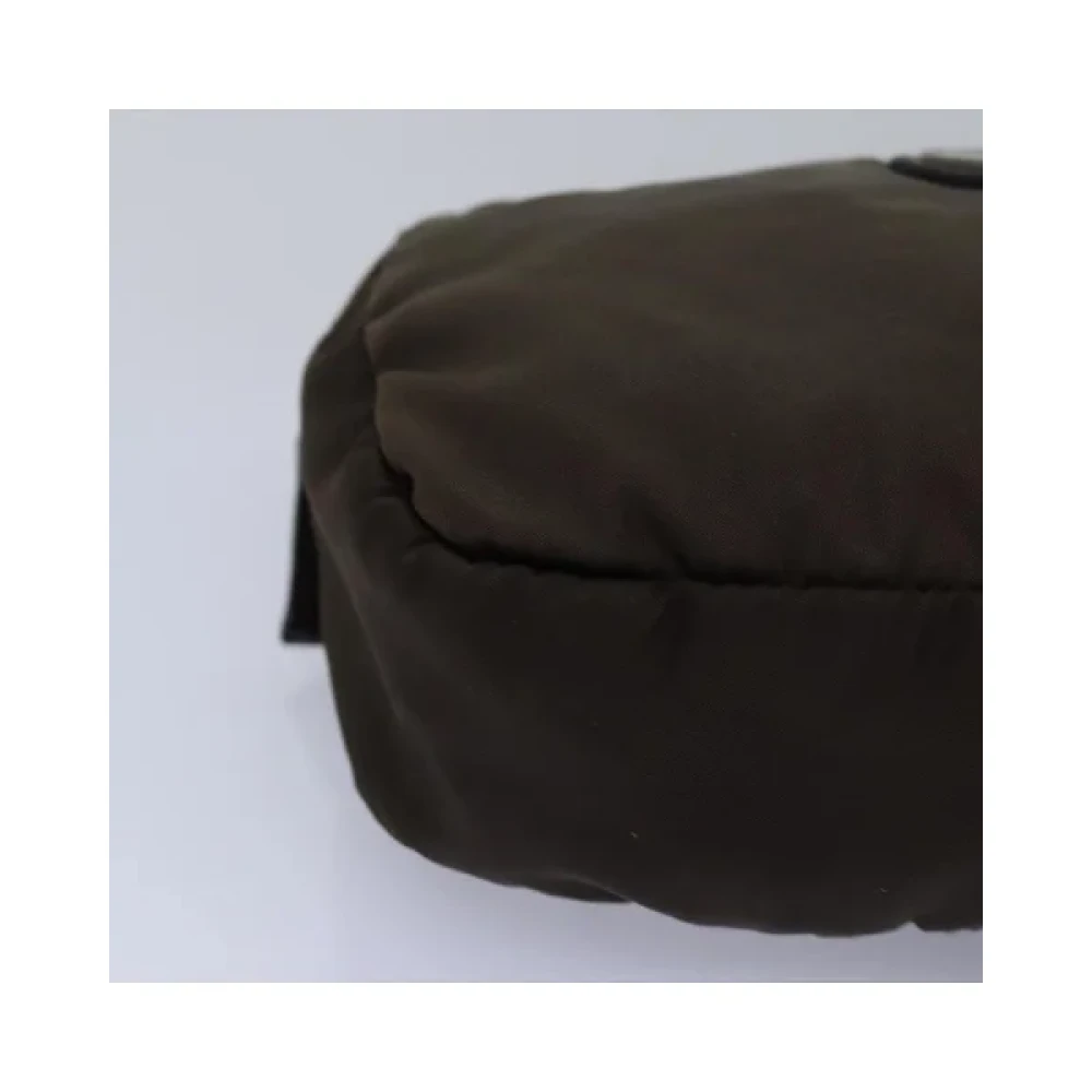 Prada Vintage Pre-owned Nylon prada-bags Brown Dames