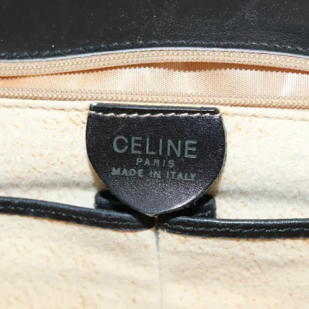 Celine Vintage Pre-owned Leather celine-bags Black Dames