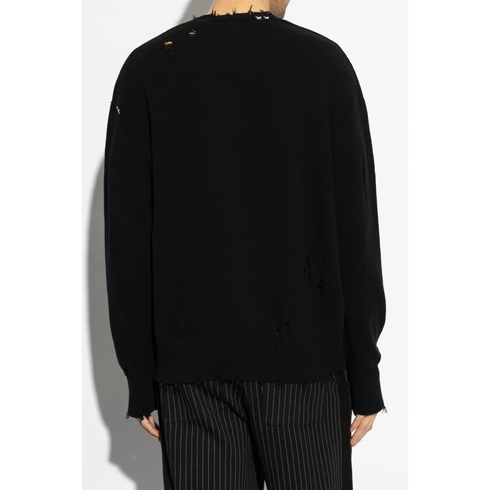 AllSaints Trui met Diaego-logo Black Heren
