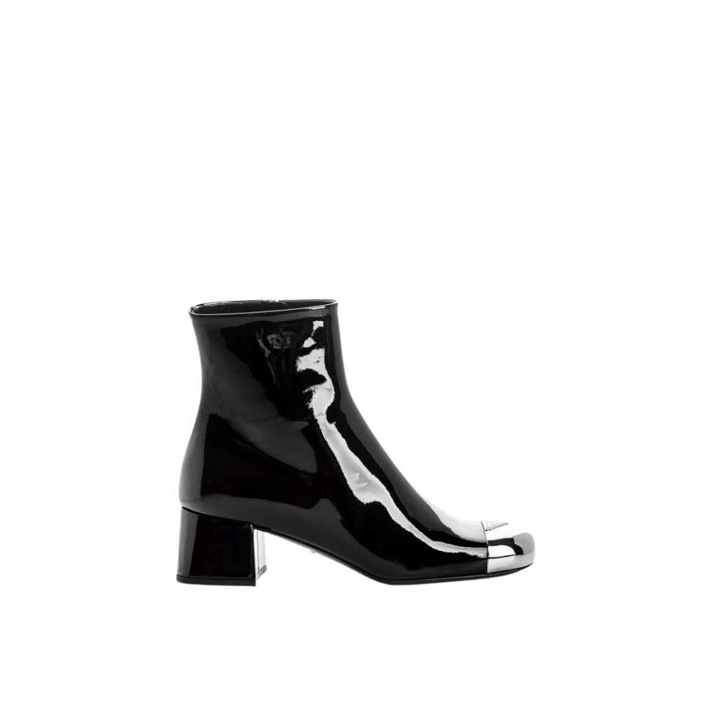 Lakleren discount boots dames