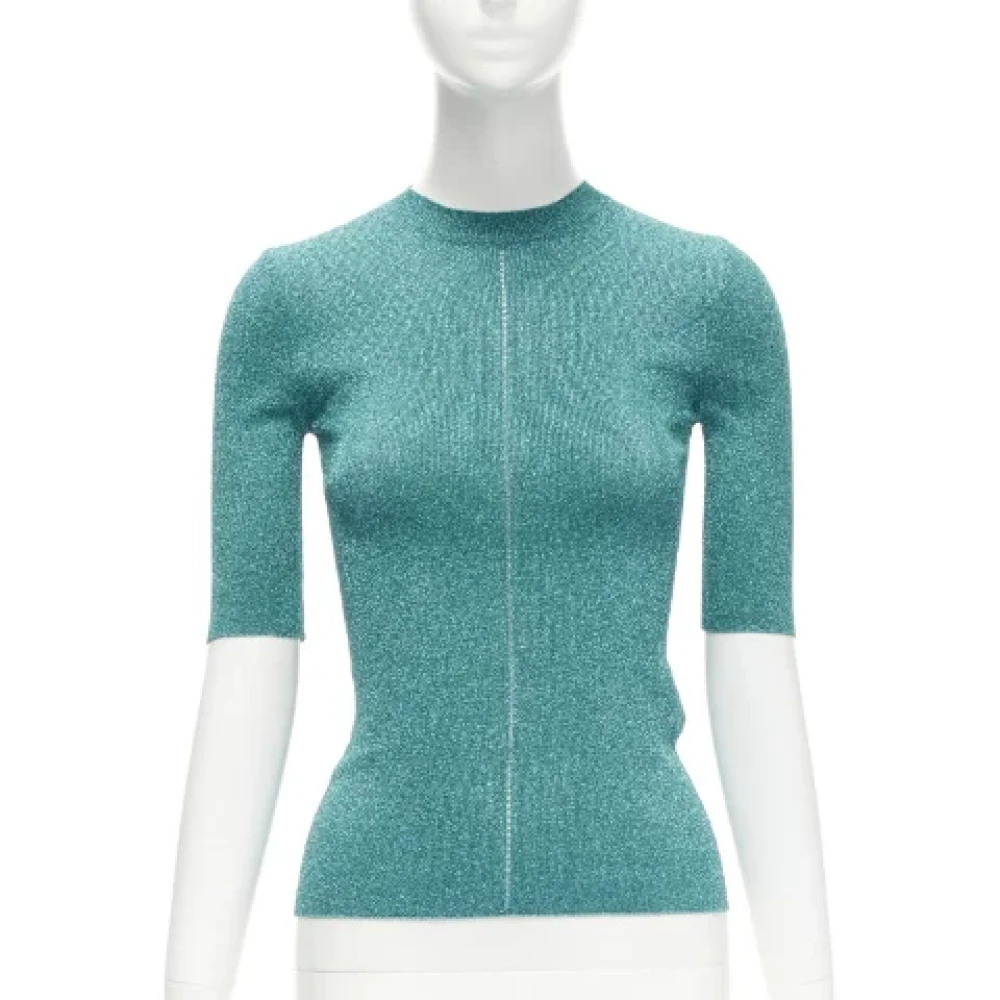 Saint Laurent Vintage Pre-owned Knit tops Blue Dames