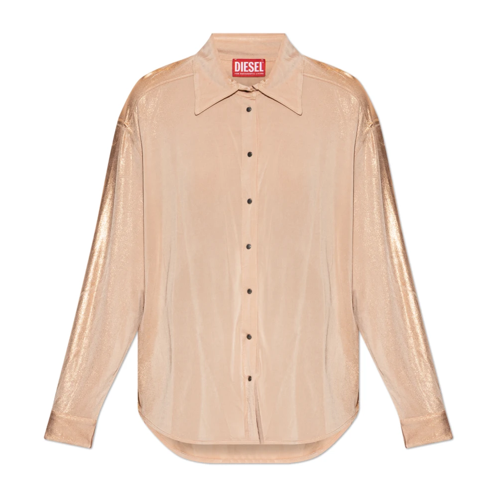 Diesel Mujer Rosado Blusas Y Camisas, Rosa, Talla: M