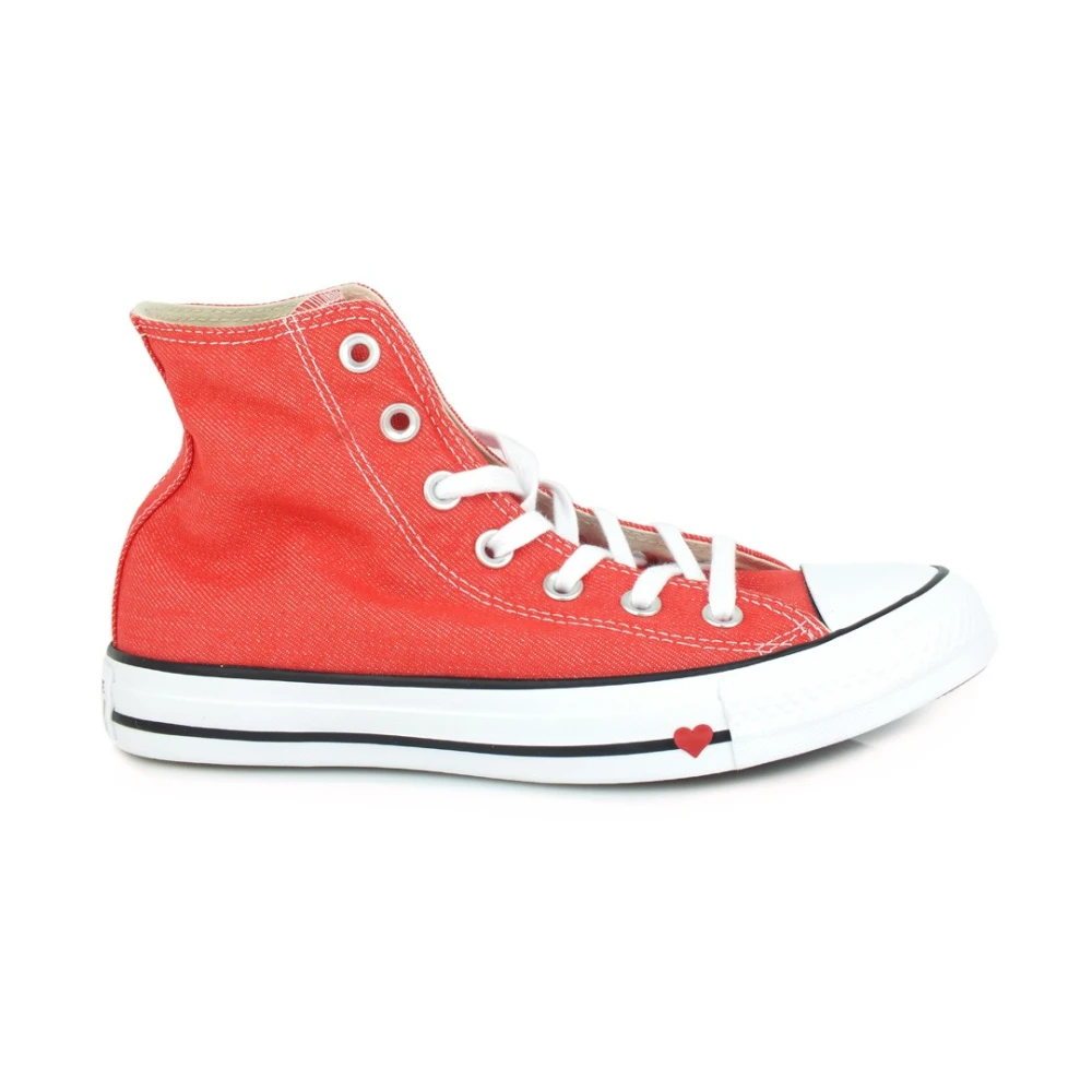 Converse Chuck Taylor All Star Love High Top Dames Schoenen Rood
