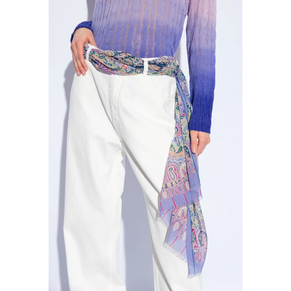 ETRO Zijden sjaal met print Multicolor Dames