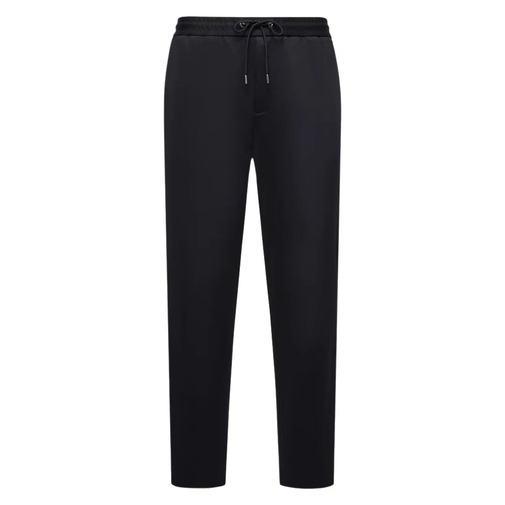 Moncler Nylon Stretch Trousers - Male - Sweatpants - Black - S - Trousers