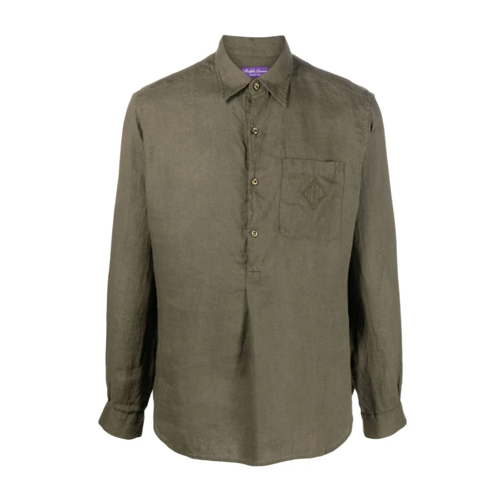 Ralph Lauren Casual overhemd met lange mouwen Brown Heren