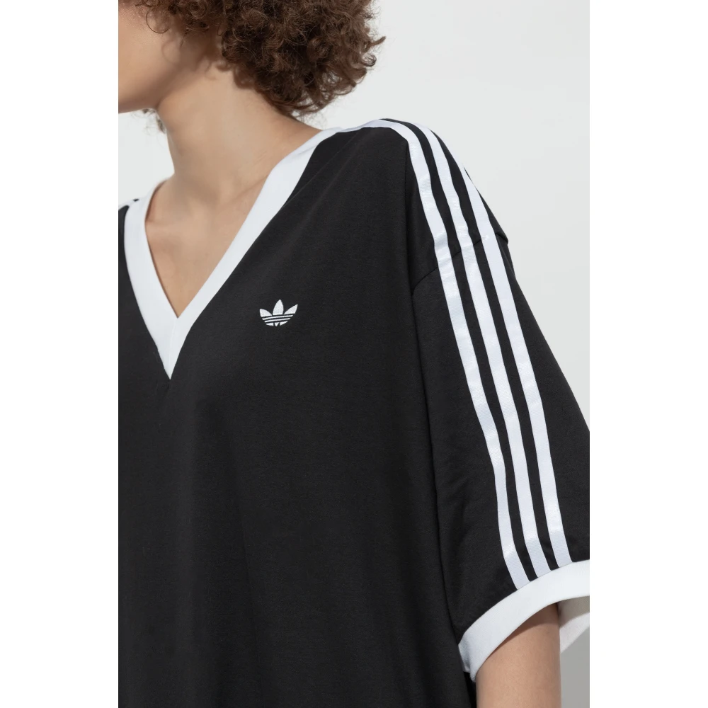 adidas Originals Jurk met logo Black Dames
