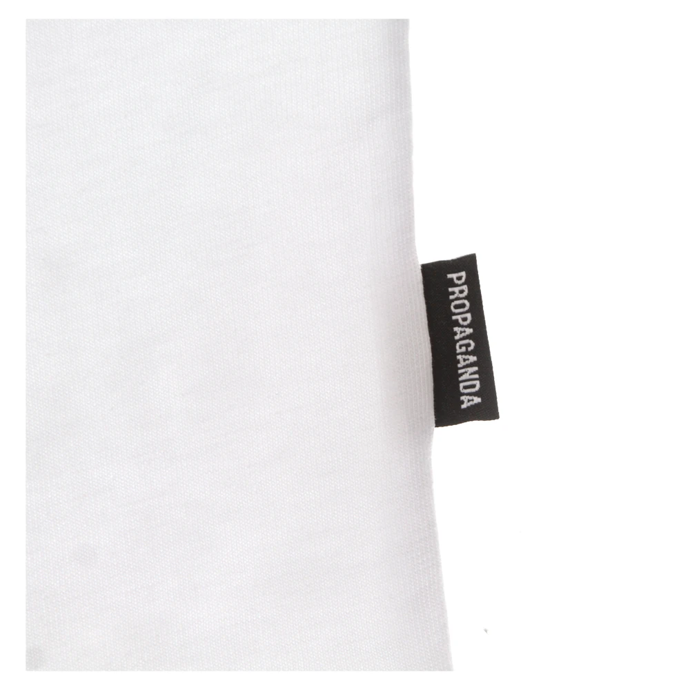 Propaganda Witte Heren-Tee met Unieke Print White Heren