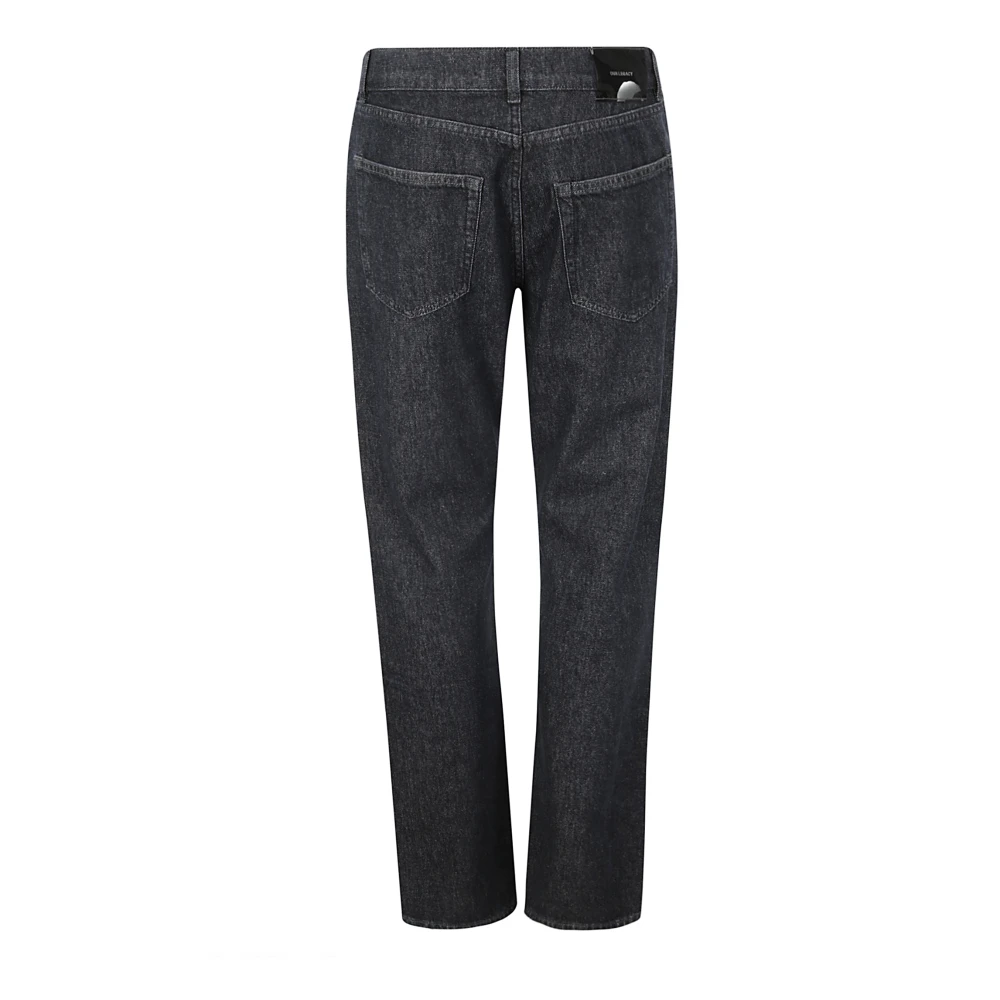 Our Legacy Straight Five Pocket Jeans Blue Heren
