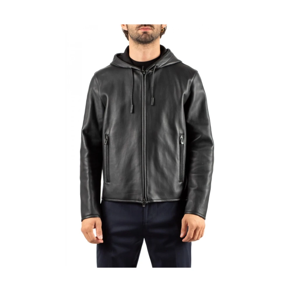 Emporio Armani Homme Noir Vestes, Taille: Xl Blouson