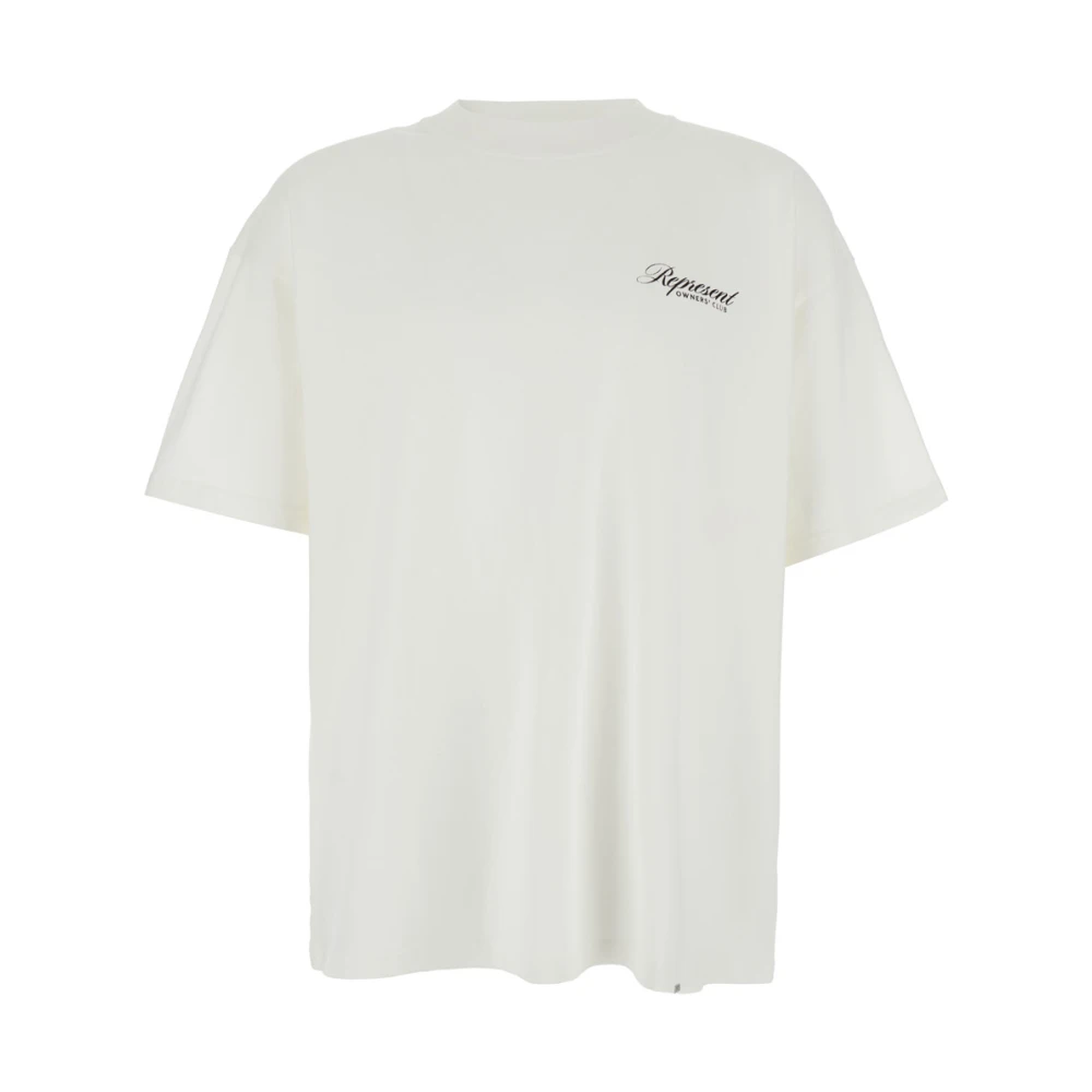 Represent Owners Club Script T-Shirt - Male - T-Shirts - White - Xl - Tops