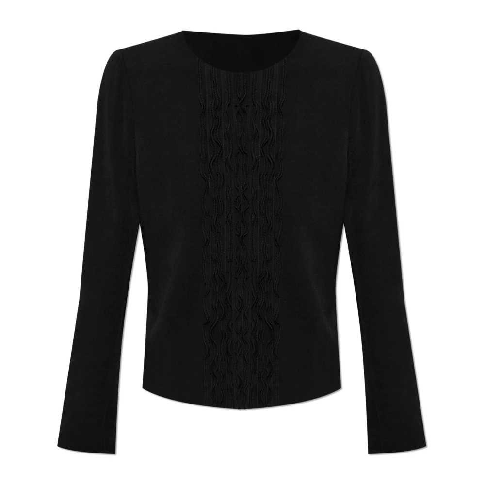 Emporio Armani Donna Nero Giacche, S, New,