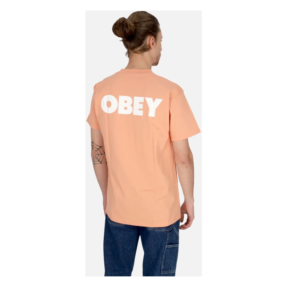 Obey Klassieke Citrus Heren T-shirt Pink Heren
