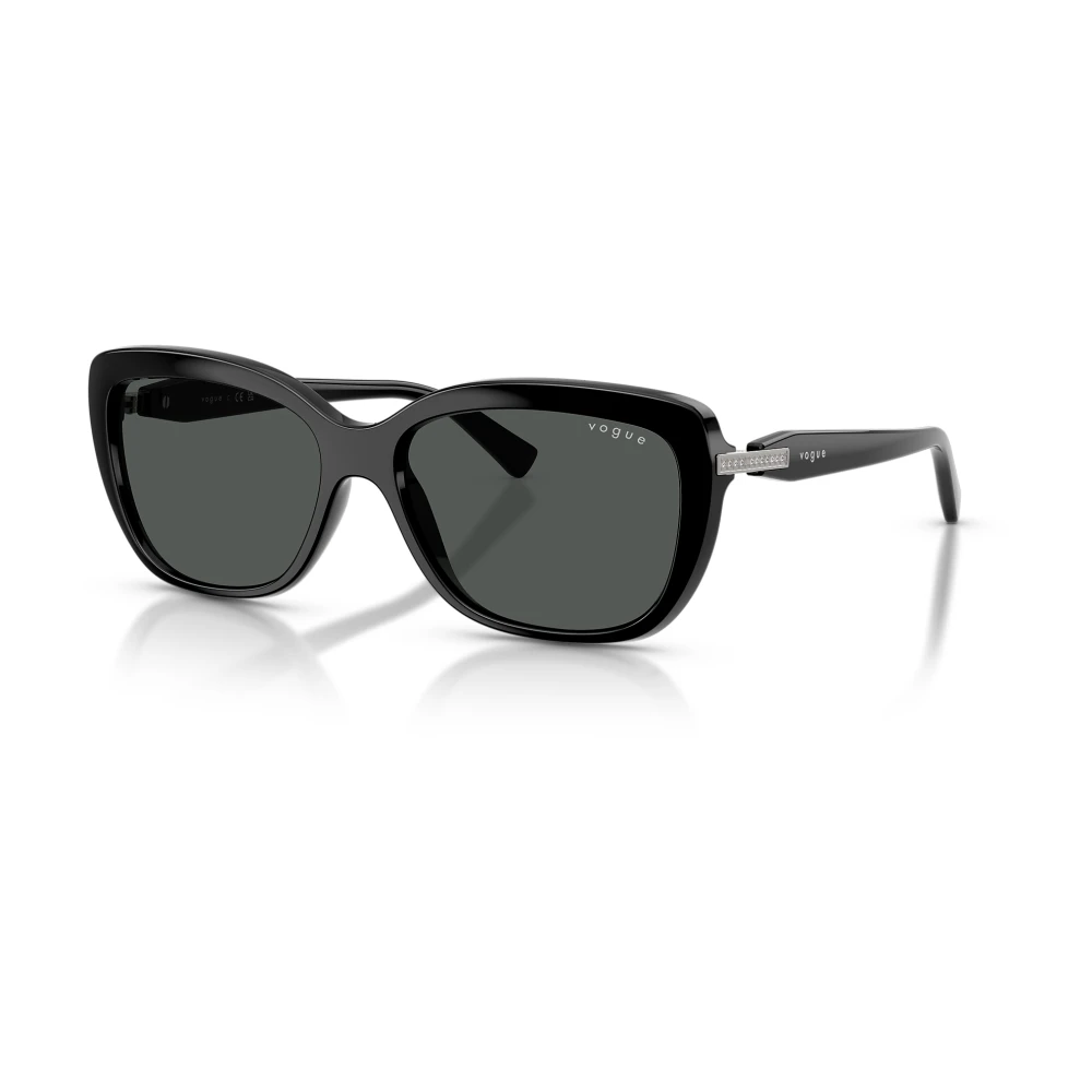 Vogue Women's Black Sunglasses, 55 Mm, Vo 5678Sb Sunglasses