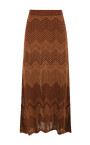 jupe-longue-tricot-zig-zag-marron