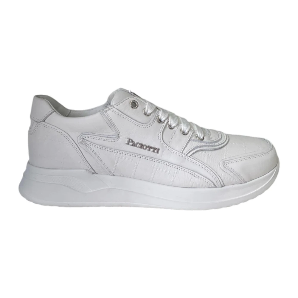 Paciotti Witte lage sneakers Heren Schoenen