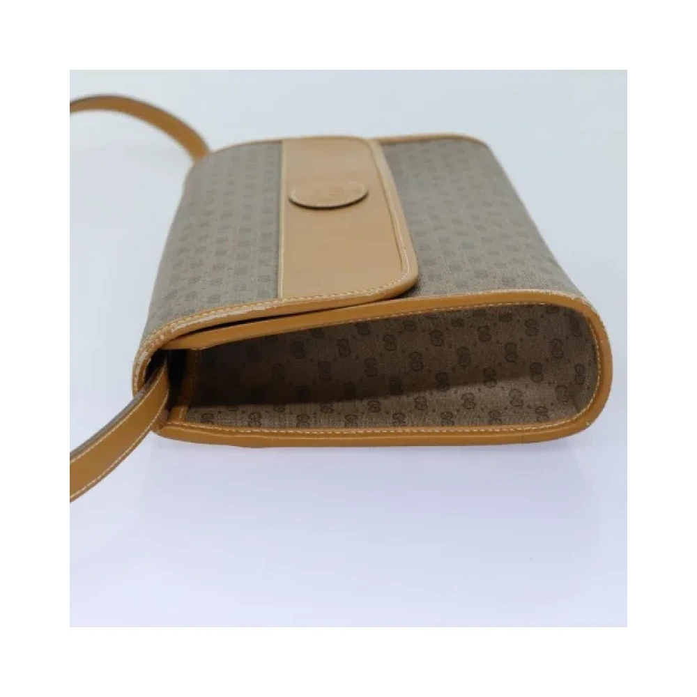 Gucci Vintage Pre-owned Canvas gucci-bags Beige Dames