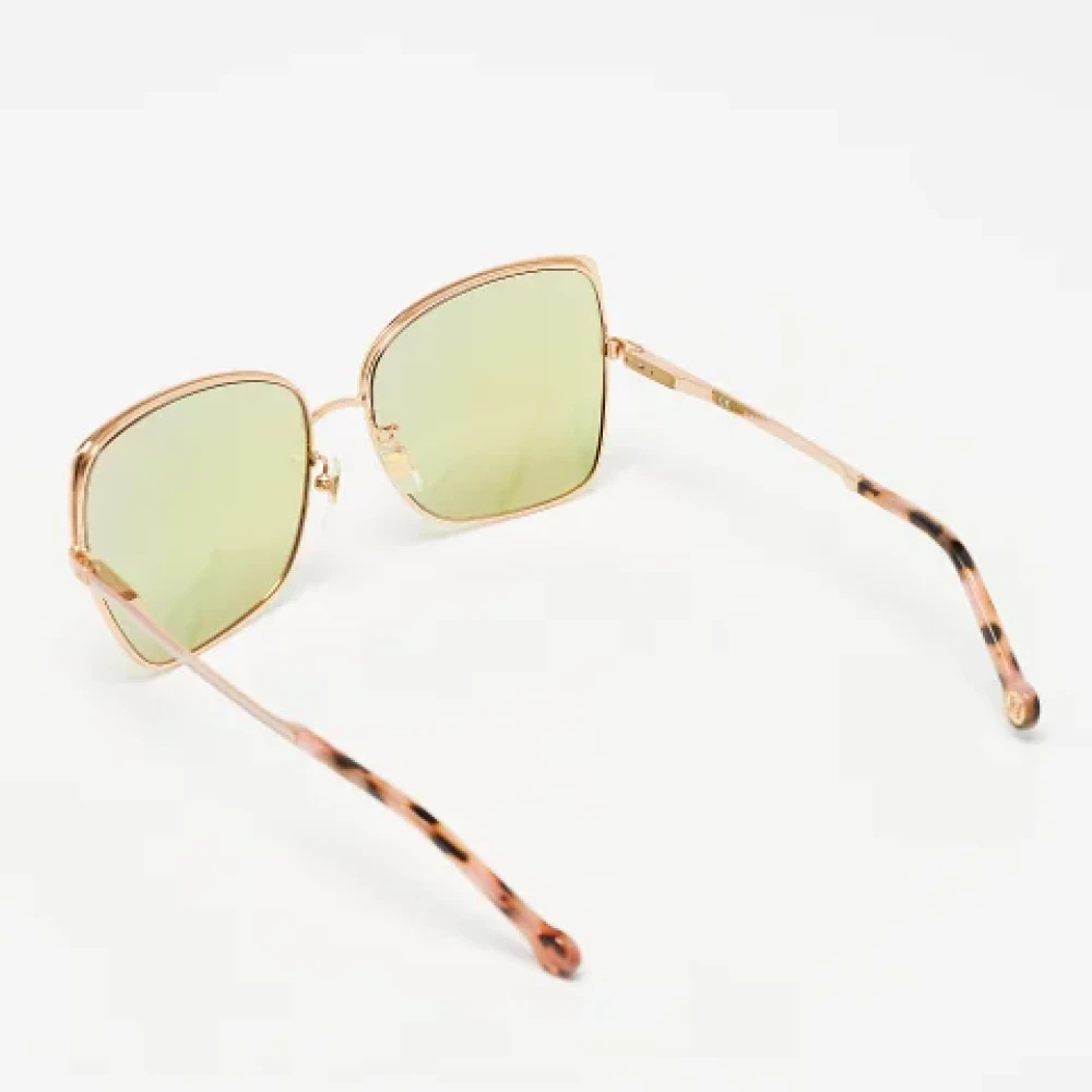 Carolina Herrera Pre-owned Fabric sunglasses Pink Dames