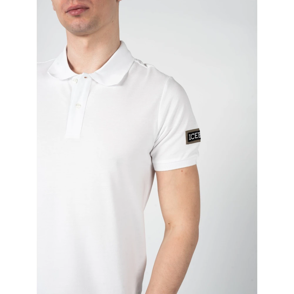 Iceberg Klassieke Polo Shirt White Heren